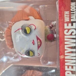 Funko × IT Pennywise with Balloon Pocket POP Keychain - Orange & White.